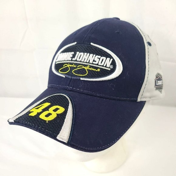 Winner's Circle Other - Winner's Circle Nascar Jimmie Johnson 48 Navy Blue Baseball Hat Cap Cotton